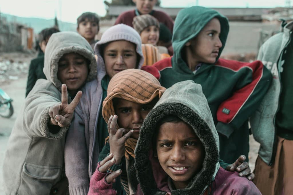 Children supported through NGO community work